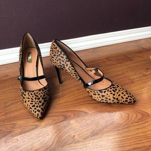 Halogen Leopard Print Heels